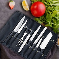 [Temponetics] Portable Black Chef Storage Bag Waterproof Tool Bag Chef Knife Storage Bag Oxford Clot