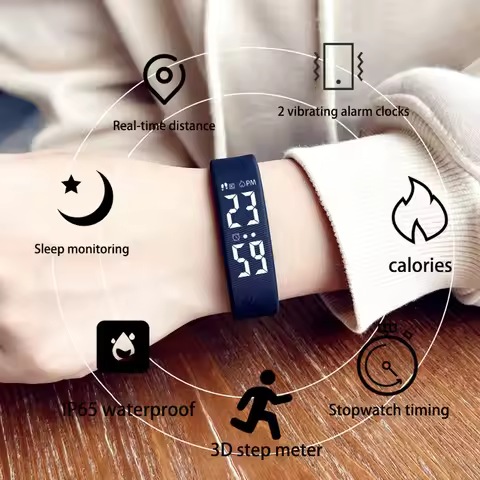New Smart Watch Women Pedometer Calories Sports Fitness Tracker Smart-watch Waterproof Smart Digital