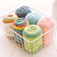 Rainbow Yarn 5 Strands 100G  Milk Cotton Handmade DIY Woven Scarf