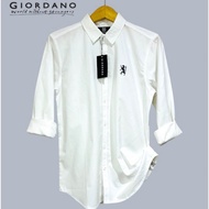 KEMEJA Giordano men's premium long-sleeved shirt Giordano men's slim-fit shirt/