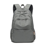 beg travel beg galas belakang perempuan Perjalanan luar, beg galas ringan, unisex, tahan hujan, kain