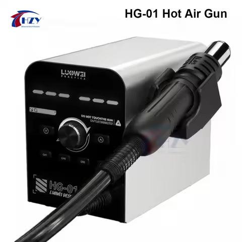 LUOWEI HG-01 Hot Air Gun 800W BGA Rework Solder Station Soldering Heat Air Gun Station 220V / 110V
