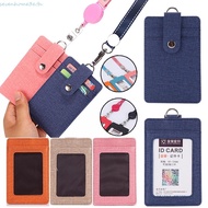 SEVENHOME3E Strap Card holder Retractable Fashion Wallet Lanyards Business Protect Cover Bag