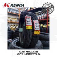 Kenda K488 70/90-16 and 80/90-16 Ring 16 70/90 and 80/90 Tubeless Tubeless Package for Nouvo Skywave