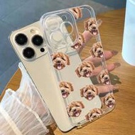 1pc Customized High Definition UV Printed Pet Portrait Image Personalized Transparent Anti-Drop Phon
