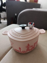 絕版 LE CREUSET x Hello Kitty  法國風竹纖維製鑄鐵鍋造型餐具