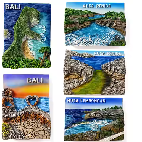 Indonesia Bali Fridge Magnet Message Board Decorative Nusa Penida Nusa Lembongan Travel Souvenir Ref