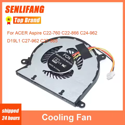 New DFS1503059U0T FK0P CPU Fan For ACER Aspire C22-760 C22-866 C24-962 D19L1 C27-962 C27-865 Cooling