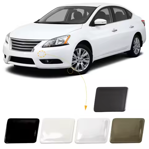 Front Bumper Tow Hook Cap Towing Eye Cover For Nissan Sentra 2013-2015 622A03SH0A 622A0-3SH0A Car Ac