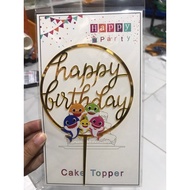 Baby SHARK HBD Acrylic CAKE TOPPER/Birthday CAKE Decoration