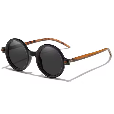 Men and Women's Retro Round Sunglasses Daily Outfit Shopping Hiking Travel Eyewear Full Frame UV400 