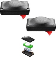 Elevation Lab AirTag 5-Year Extended Battery - Adhesive Mount | Uses AAA Batteries - 5X More Capacit
