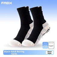 FABX | Boxing Training Socks Professional Thick Anti-Slip Football Socks