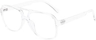JOVAKIT Aviator Blue Light Glasses for Women Men Fashion Retro 70s Aviator Frame Computer Eye Glasse