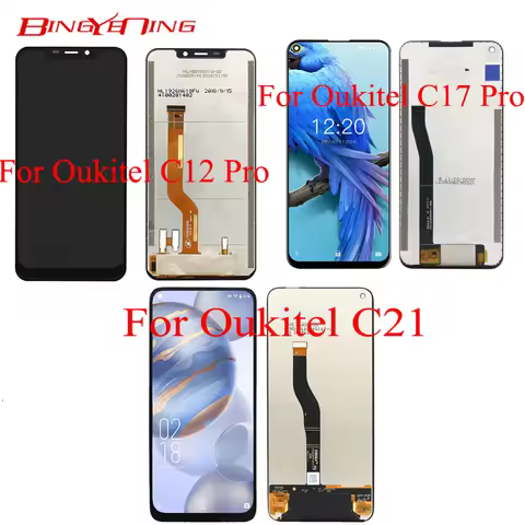 100% Original Screen Assembly Display Module Repair Replacement For Oukitel C17 Pro C18 Pro C21 LCD