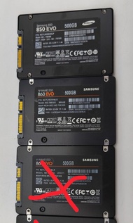 Samsung SSD 500GB x 4 (850 EVO, 860 EVO)