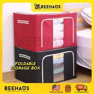 Beehaus Foldable Oxford Cloth Storage Box | 24L 72L 100L Cloth Storage Organizer Kids Toy Storage Bo