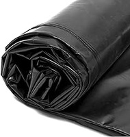 Pond Liner Black Pond Skins HDPE Rubber Liner, for Small Ponds, Fish Ponds, Streams Fountains and Garden Waterfall，Customizable Size AWSAD (Color : Black, Size : 12x12m)