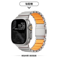 สายนาฬิกาไททาเนียมบริสุทธิ์สำหรับ Apple Watch Ultra3 สายนาฬิกาไททาเนียมสำหรับ Apple Watch S11/S10 iw