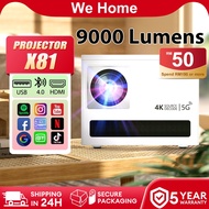 Projector X82 9000 lumens Portable Projector Ultra HD 2160P Android Mini Projector WIFI LCD Led