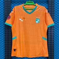The World Cup Player Version 24-25 Ivory Coast Home Game Jersey,  Football Jersey T-shirt S-2XL, Cus