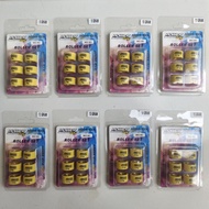 Original Roller Racing 1set 6pcs Teflon Brass Nmax Aerox Lexi Mio M3 Z 125 GT125 Xeon Fino fi X-Ride