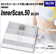 日本製造  BC-309 Tanita 脂肪磅 體脂磅 電子磅BC-308 innerscan Body Composition Scale