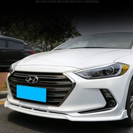 For Hyundai Elantra 2016 2017 2018 ABS Chrome Front Bumper Lip Anti-scratch Anti-scratch Anti-scratc