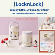 [LocknLock] Snoopy Little Luv Food Jar 300ml | 316L Vacuum Insulated Thermal Container