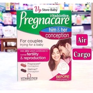 Vitamins and functional foods Pregnacare Him and Her Conception increase fertility for 2 husband and