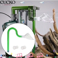 CUCKO Aquarium Lily Pipe Outflow, with Suction Cup Filter Connectors Water Outlet,  Aquarium Accesso