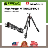 Manfrotto MT190XPRO4 Aluminum Tripod Manfrotto MT190XPRO4 Tripod 4-Section with Horizontal Column