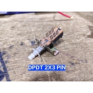 Switch DPDT 2x3 pin switch DPDT