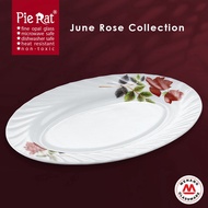 Pie Rat June Rose 25cm Oval Plate