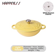 ZUOLEJIA | Non-stick Induction Ready Enameled Pot 16cm