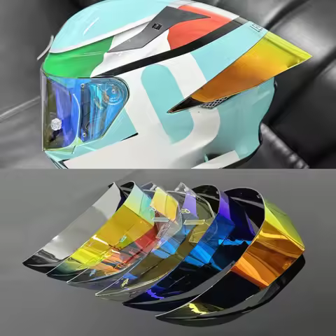 Motorcycle Helmet Spoiler Large Rear Wing Aerodynamic Attachment Modification Racing Tail Extension