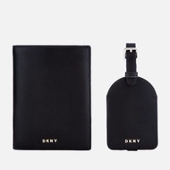 DKNY Women's Sutton Passport and Luggage Tag Box - Black
