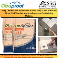 SSG400 OBAPROOF F1-188Cement Tile Adhesive Ceramic Tile/ Stone Adhesive Floor Wall Thin Set Mortar/s