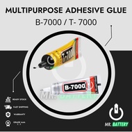 Glue Multipurpose Adhesive Transparent Glue Gam B-7000 / T-7000 volume -15ml / 110ml｛Ready stok｝Mr. 