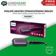 Philips Heated Straightening Hair Brush StyleCare Essential BHH885 BHH880 / Philips EasyShine Ionic Styling Brush HP4722