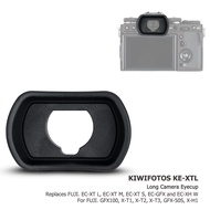JJC Long Camera Eyecup Replaces EC-XT LEC-XT MEC-XT SEC-GFX&EC-XH WCompatible with FUJI Fujifilm GFX