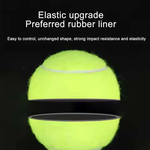 New Elasticity Tennis Balls Durable Non-Toxic Pet Playing Balls Mini Practice Ball Outdoor