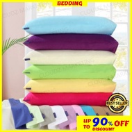 100% Premium Hotel Cotton Sarung Bantal Cadar Bedsheet Pillow Case Cover Sarung Bantal Cotton Plain