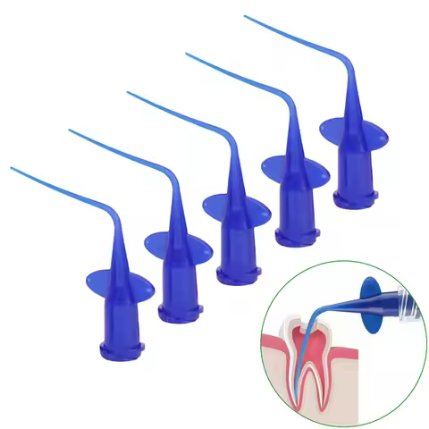20/50pcs Dental Disposable Plastic Syringe Tip Endo Irrigation Root Canal Irrigation Needle Dental I