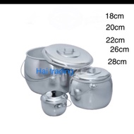 18-28cm Aluminium cooking Pot / Sarawak pot