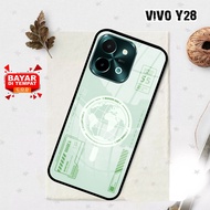 VIVO Y28 (4G) Glass Softcase - VIVO Y28 (4G) Mobile Phone Case [T132].
