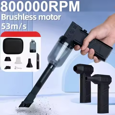 800,000RPM Mini Air Blower Vacuum Cleaner Turbo Jet Fan Wind Speed 53m/s Electric Turbo Blower Blowi