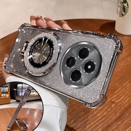 Magnetic Bracket Redmi 14C 4G Case,Luxury Stand Holder Case For Xiaomi Redmi 14C 13C 12C Shockproof 