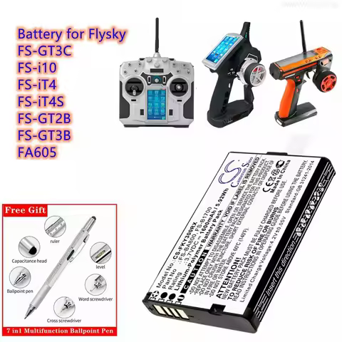 Remote Controller Battery 3.7V/1600mAh FS-BA800, FS-B1700 for Flysky FS-GT3C, FS-i10, FS-iT4, FS-iT4