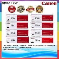 ORIGINAL CANON COLOUR LASERJET CARTRIDGE 054 054H BLACK CYAN YELLOW MAGENTA